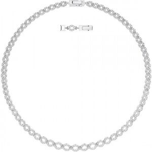 Swarovski Elegant Silver Crystal Necklace